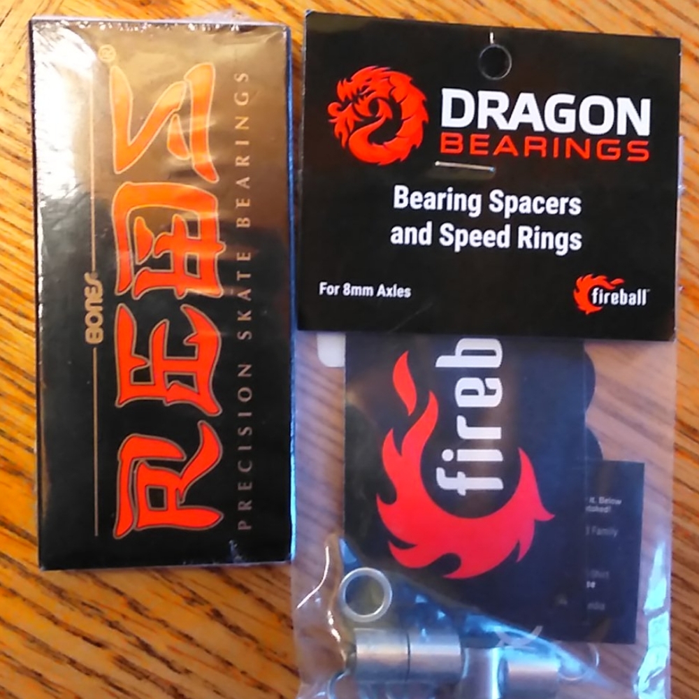 Skate Bearings and Bearing Spacers and Speed Rings